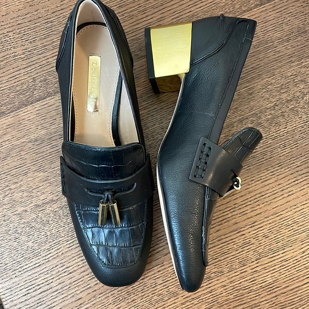 LOUISE ET CIE WOMEN'S LO-LANTON LEATHER LOAFER SIZE 5.5